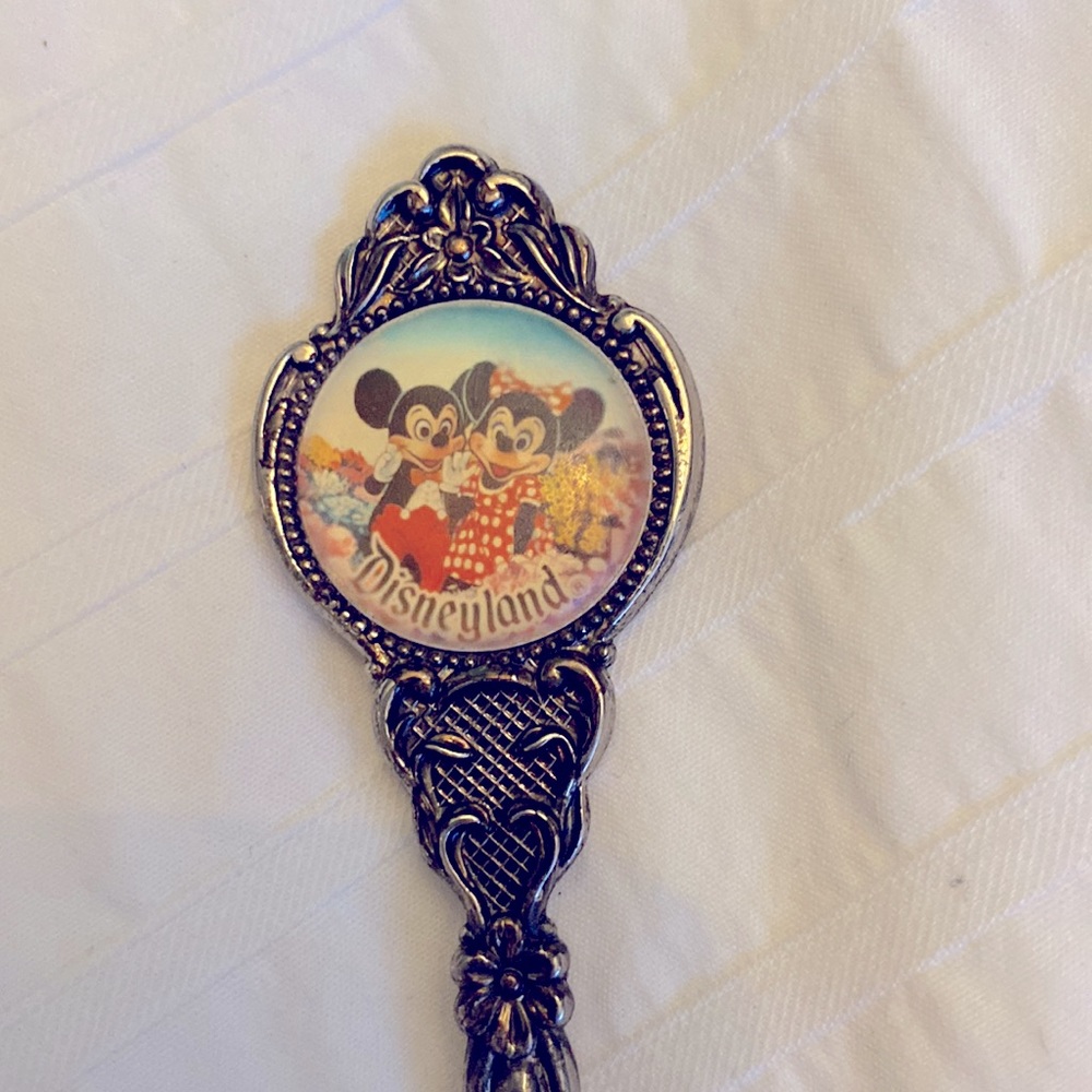 DISNEYLAND vintage silver collectors spoon